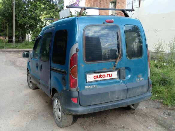 2002 Renault Kangoo I, синий, 160000 рублей - вид 3