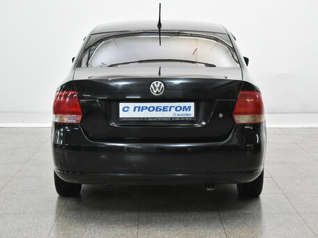 2014 Volkswagen Polo V, чёрный, 535000 рублей, вид 3