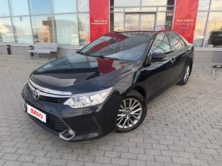 2016 Toyota Camry US Market VII (XV50) Рестайлинг, чёрный, 2090000 рублей, вид 3