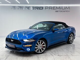 2019 Ford Mustang VI Рестайлинг, синий, 3200000 рублей, вид 1