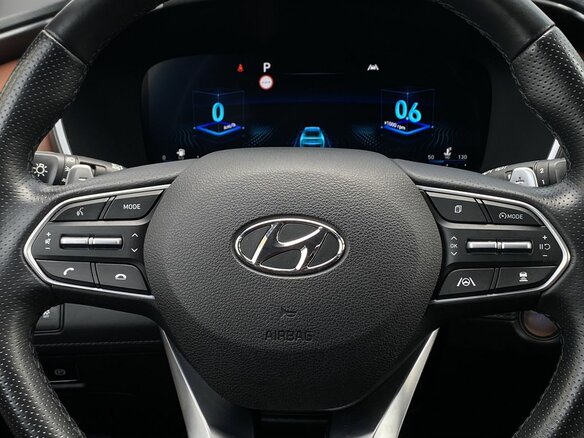 2021 Hyundai Santa Fe IV Рестайлинг, синий, 3799000 рублей - вид 16
