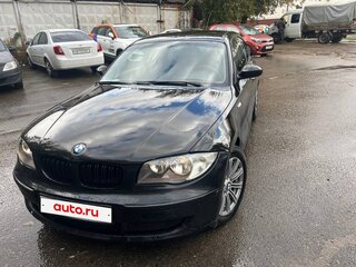 2008 BMW 1 серии 118i I (E81/E82/E87/E88) Рестайлинг, чёрный, 639000 рублей, вид 2
