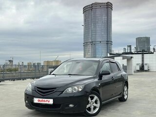 2008 Mazda 3 I (BK) Рестайлинг, чёрный, 310000 рублей, вид 1
