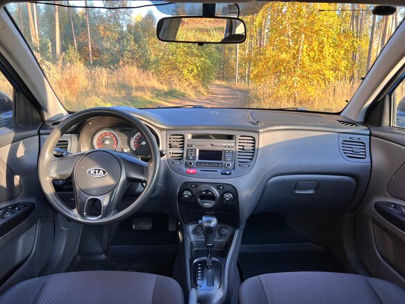 2010 Kia Rio II Рестайлинг, синий, 480000 рублей - вид 10