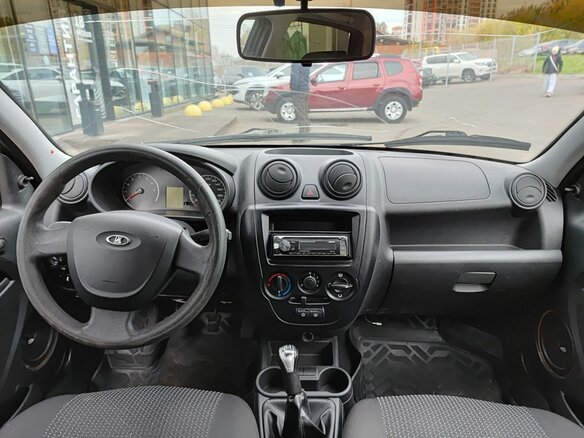 2013 Lada (ВАЗ) Granta I, зелёный, 160000 рублей - вид 13
