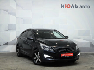 2015 Hyundai Solaris I Рестайлинг, чёрный, 1100000 рублей, вид 3