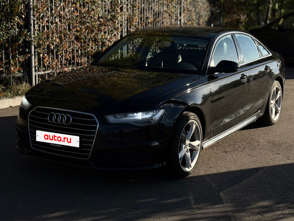 2017 Audi A6 IV (C7) Рестайлинг, чёрный - вид 7