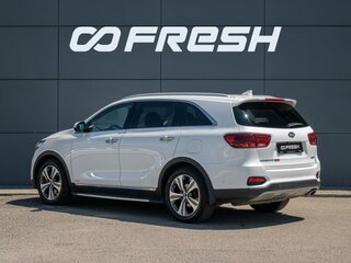 2018 Kia Sorento III Prime Рестайлинг, белый, 2525000 рублей, вид 2