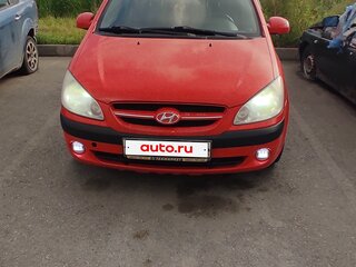 2007 Hyundai Getz I Рестайлинг, красный, 330000 рублей, вид 1