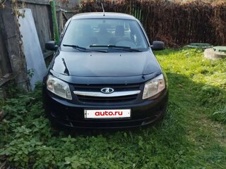 2012 Lada (ВАЗ) Granta I, чёрный, 380000 рублей, вид 1