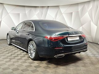 2021 Mercedes-Benz S-Класс 450 Long 4MATIC VII (W223), зелёный, 9255000 рублей, вид 4