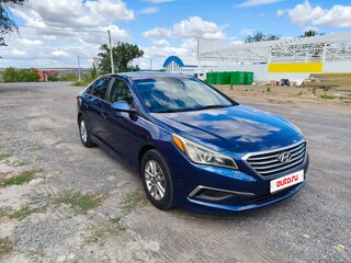 2016 Hyundai Sonata VII (LF), синий, 1150000 рублей, вид 2