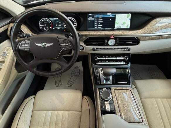 2018 Genesis G90 Limousine I, чёрный - вид 7