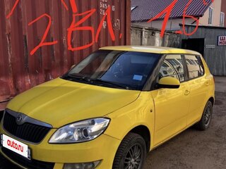 2012 Skoda Fabia II Рестайлинг, жёлтый, 480000 рублей, вид 1