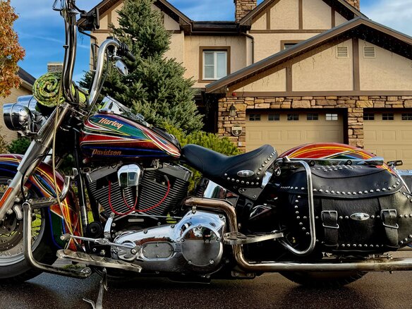 2004 Harley-Davidson Heritage, красный, 2000000 рублей - вид 6