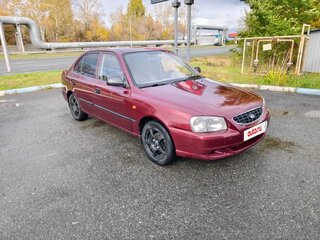 2008 Hyundai Accent ТагАЗ II, красный, 415000 рублей, вид 3