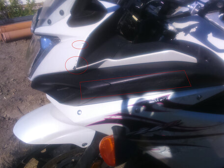 2008 Yamaha XJ6 (FZ6R), белый, 380000 рублей, вид 1