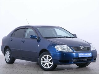 2002 Toyota Corolla IX (E120, E130), синий, 629000 рублей, вид 1