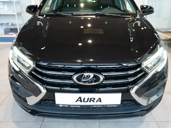2025 Lada (ВАЗ) Aura, чёрный - вид 1