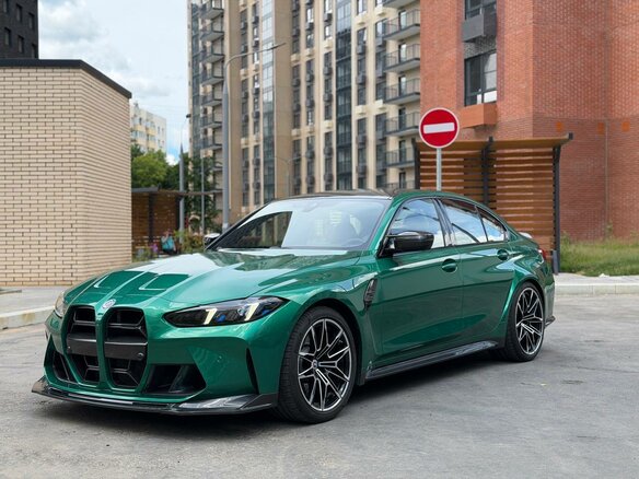 2022 BMW M3 Competition Package VI (G80), зелёный, 11500000 рублей - вид 7