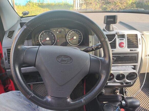 2008 Hyundai Getz I Рестайлинг, красный, 775000 рублей - вид 9