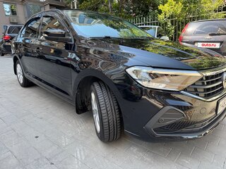 2021 Volkswagen Polo VI, чёрный, 1399000 рублей, вид 4