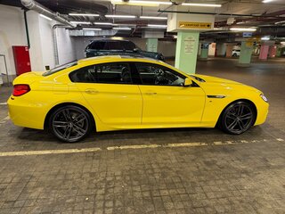 2013 BMW 6 серии Gran Coupe 650i xDrive III (F06/F13/F12), жёлтый, 3700000 рублей, вид 4