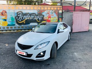 2011 Mazda 6 II (GH) Рестайлинг, белый, 1150000 рублей, вид 2
