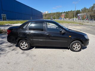 2013 Lada (ВАЗ) Granta I, чёрный, 230000 рублей, вид 4