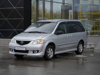 1999 Mazda MPV II (LW), серебристый, 430000 рублей, вид 1