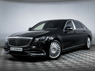 2018 Mercedes-Benz Maybach S-Класс 560 I (X222) Рестайлинг, чёрный, 5990000 рублей, вид 1