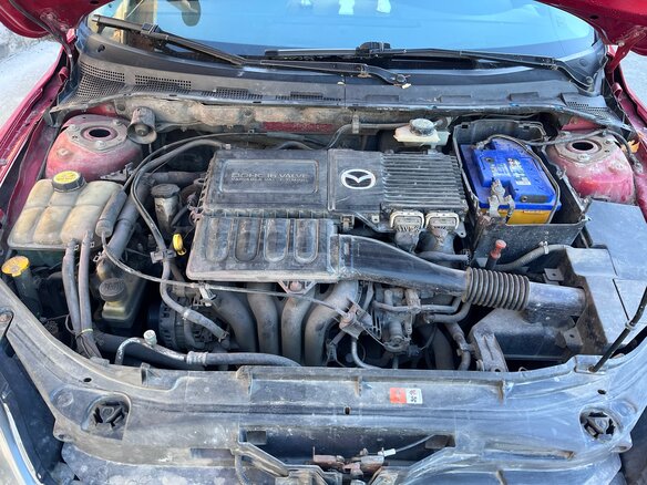 2005 Mazda 3 I (BK), красный, 590000 рублей - вид 12