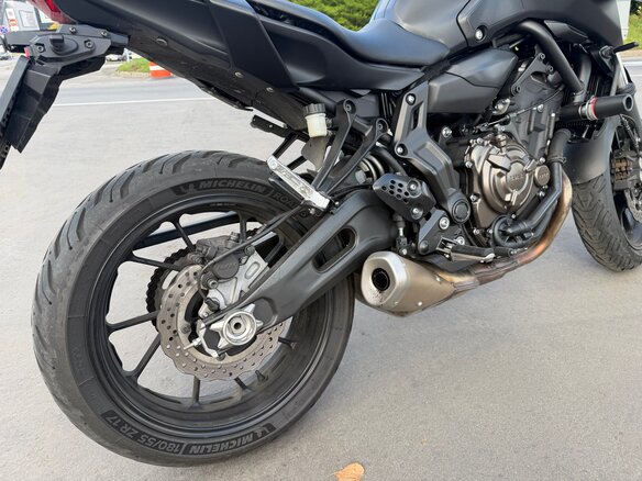 2018 Yamaha MT-07 (FZ-07), чёрный, 720000 рублей - вид 8