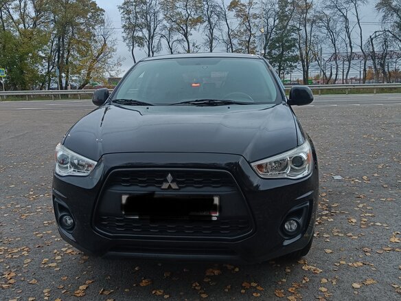 2013 Mitsubishi ASX I Рестайлинг, чёрный, 1200000 рублей