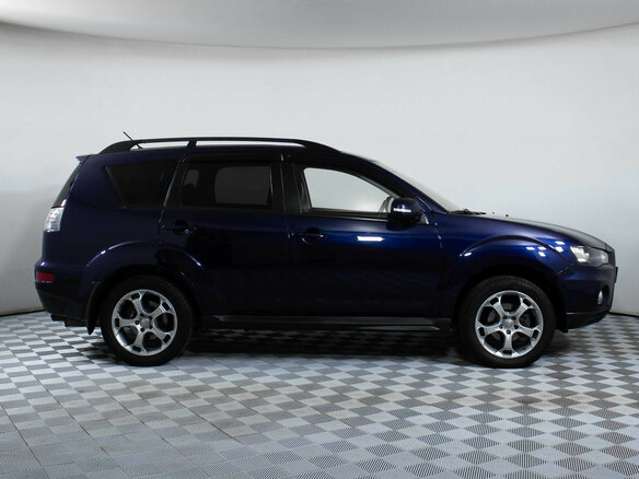2012 Mitsubishi Outlander II Рестайлинг, синий - вид 3