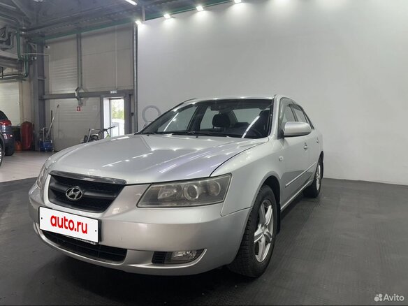 2007 Hyundai Sonata V (NF), серый, 500000 рублей - вид 1