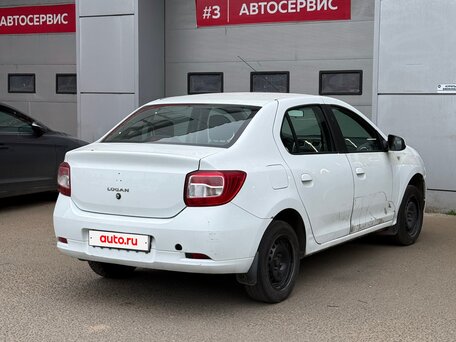2021 Renault Logan II Рестайлинг, белый, 359000 рублей, вид 3