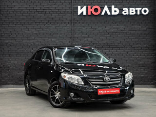 2008 Toyota Corolla X (E140, E150), чёрный, 670000 рублей, вид 4