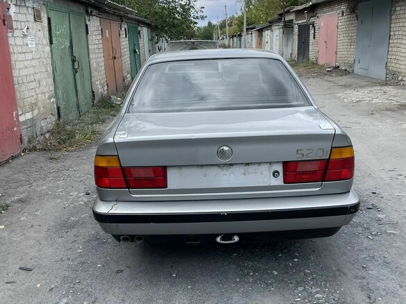 1991 BMW 5 серии 520i III (E34), синий - вид 3