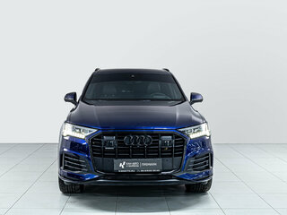 2019 Audi Q7 45 TDI II (4M) Рестайлинг, синий, 6350000 рублей, вид 2