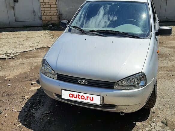 2013 Lada (ВАЗ) Kalina I, серебристый, 430000 рублей