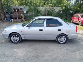 2005 Hyundai Accent ТагАЗ II, серый, 360000 рублей, вид 5
