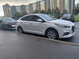 2019 Hyundai Solaris II, серебристый, 1050000 рублей, вид 3