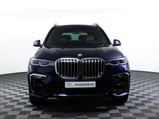 2021 BMW X7 40i I (G07), синий, 8100000 рублей, вид 2