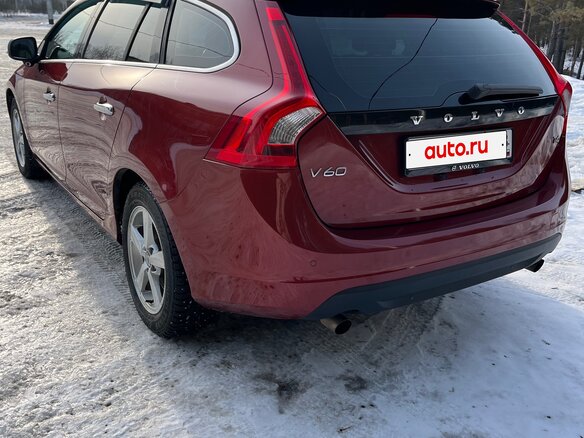 2012 Volvo V60 I, красный, 1300000 рублей - вид 7