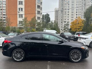 2017 Hyundai Elantra VI (AD), чёрный, 1630000 рублей, вид 4