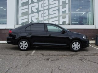 2020 Volkswagen Polo VI, чёрный, 1430000 рублей, вид 5