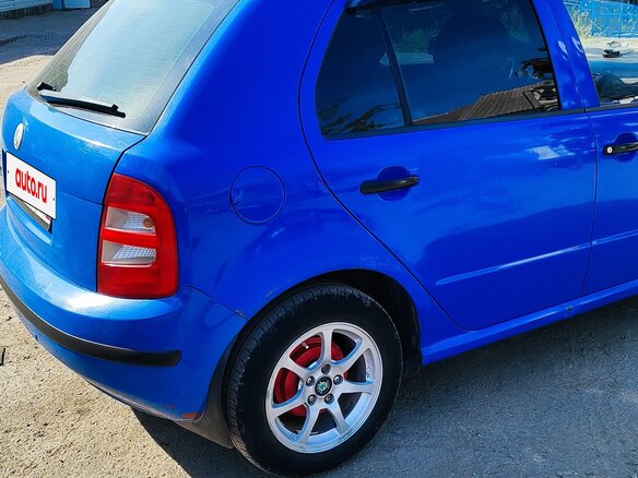 2001 Skoda Fabia I, синий, 300000 рублей - вид 4
