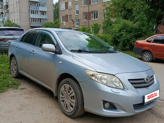 2008 Toyota Corolla X (E140, E150), голубой, 650000 рублей, вид 3