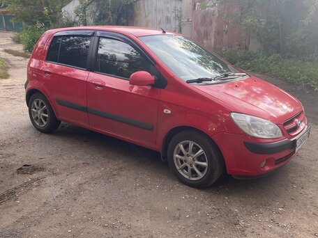 2006 Hyundai Getz I Рестайлинг, красный, 490000 рублей, вид 1
